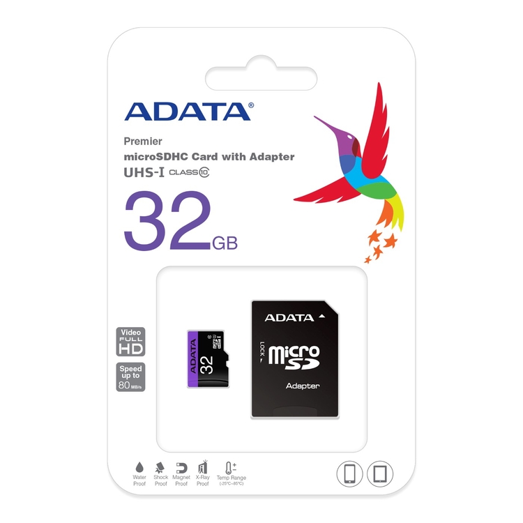 Memoria Micro SD Adata con Adaptador SD 32GB - Imagen 2