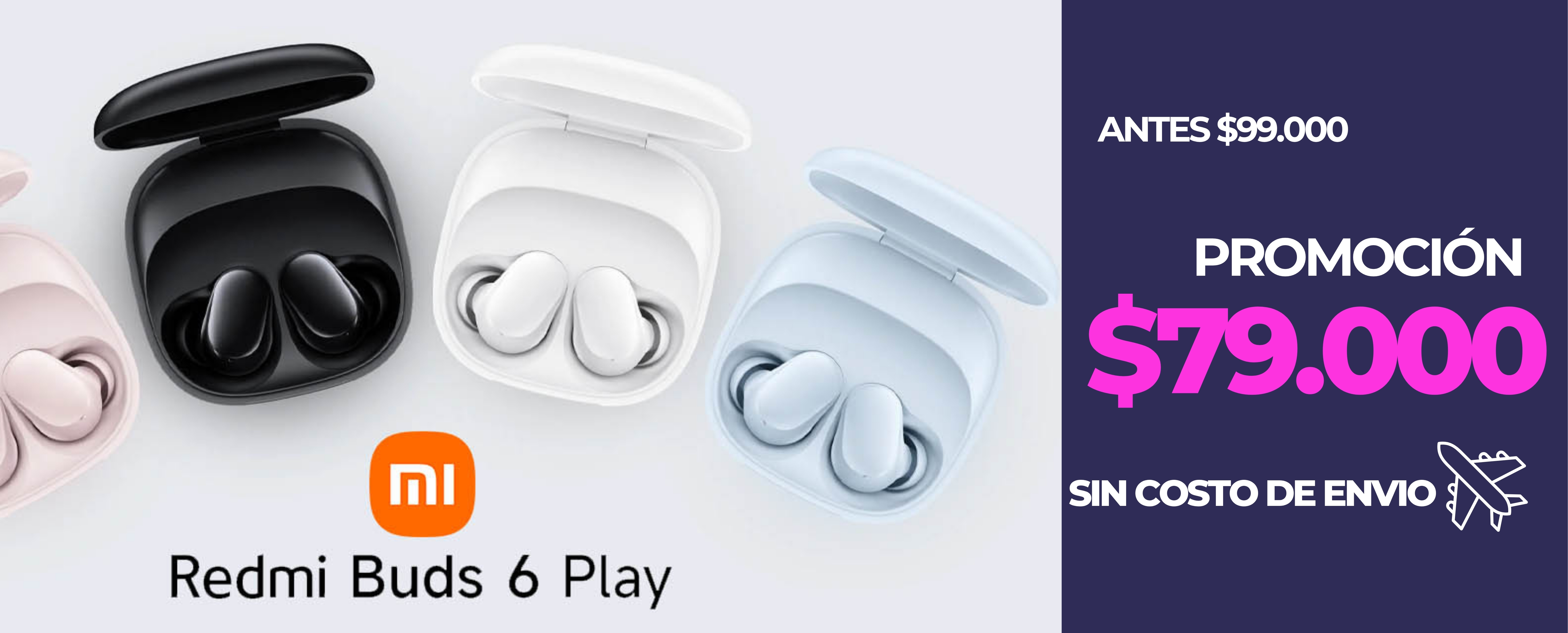 Banner REDMI BUDS 6 ACTIVE