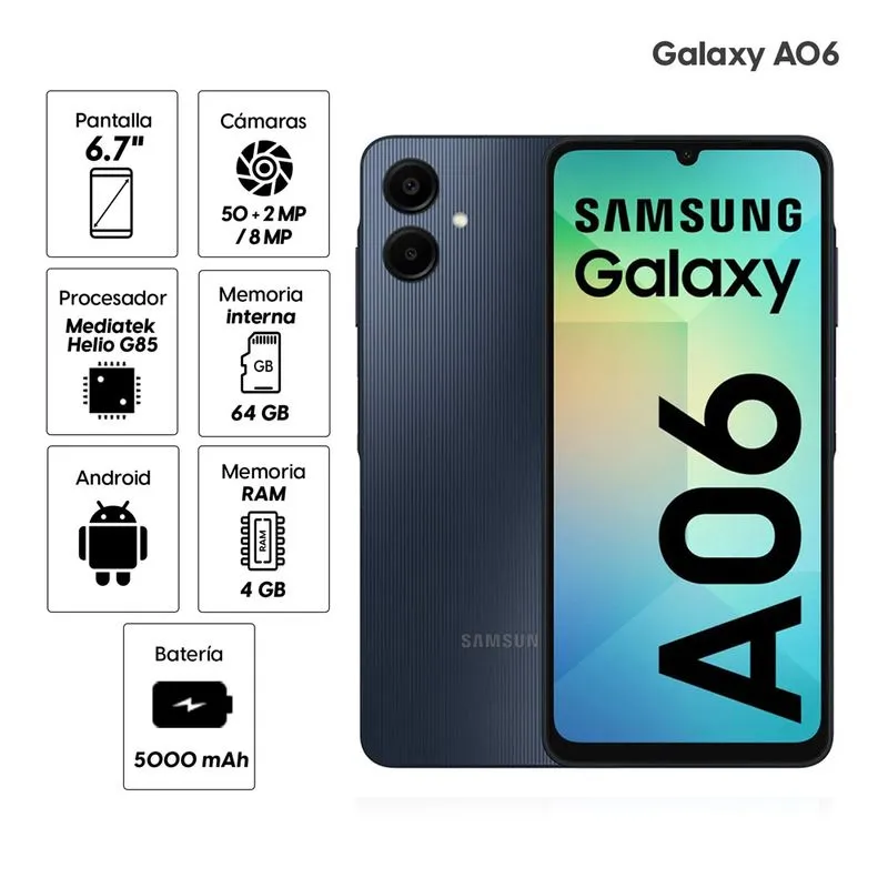 SAMSUNG A06 64GB - Imagen 2